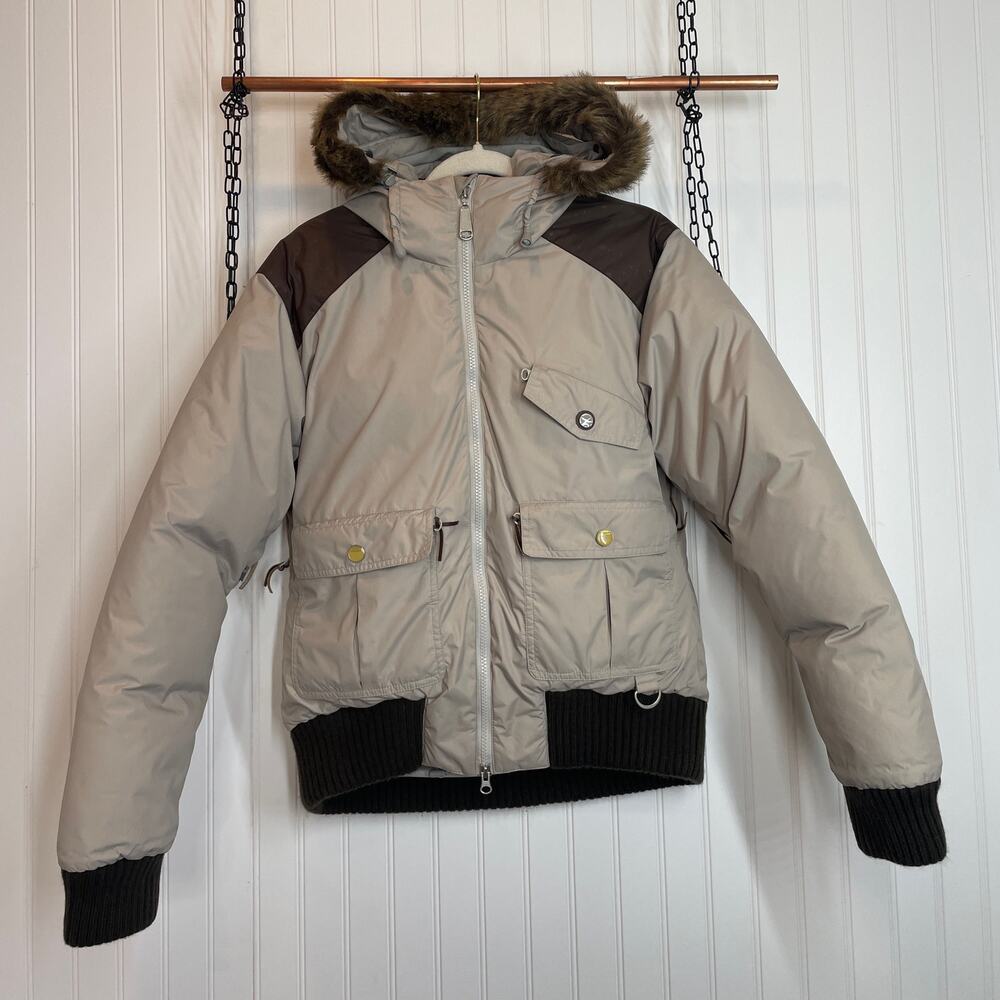 Holden Women’s Puffer Faux Fur Hooded Ski Snowboard Jacket Size M